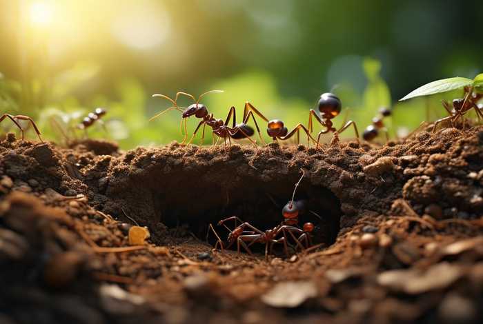蚂蚁生活在什么环境下、蚂蚁生活在什么环境下最安全