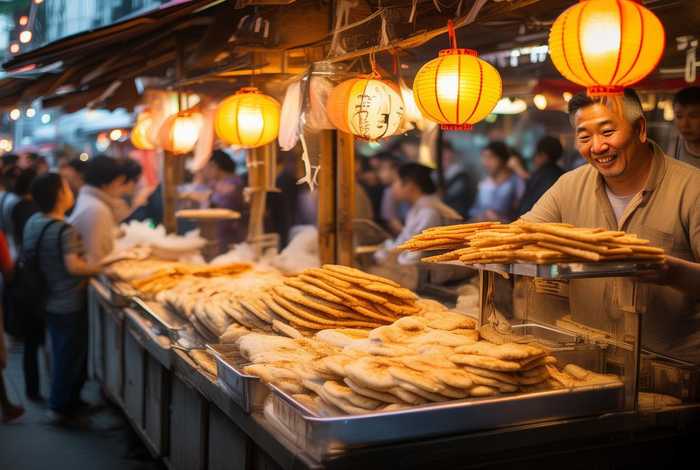 健康夜市；健康夜市大饼油条