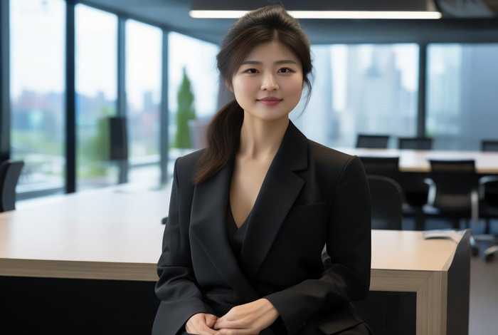 李思思穿西装翘二郎腿生活照（李思思西装图片）