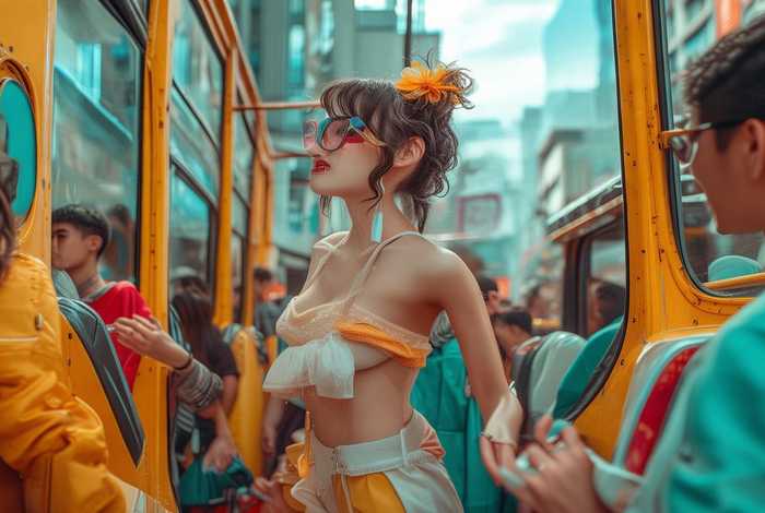 班花的日常生活公交车，班级校花的日常生活