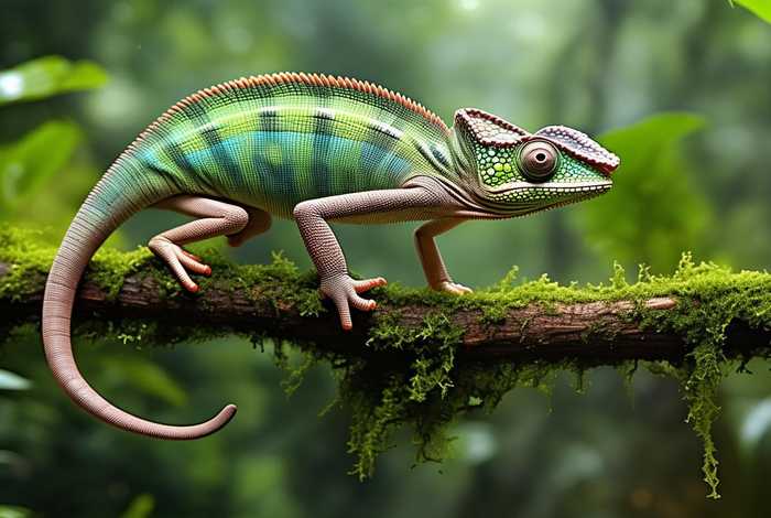 变色龙的外形特点和生活特征 - 变色龙的外形特点和生活特征是什么