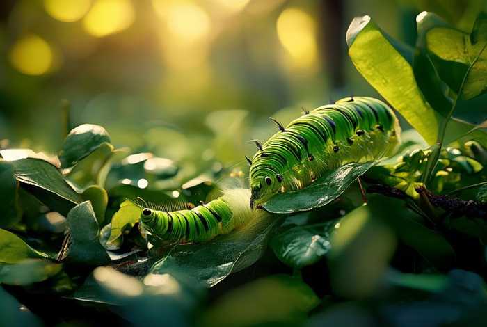 毛毛虫的生活习性短句 毛毛虫的生活情景