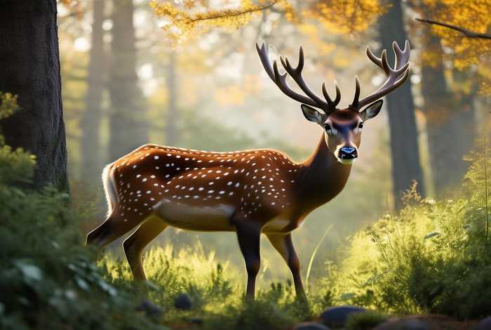 梅花鹿的生活环境及特点、梅花鹿的生活环境及特点作文