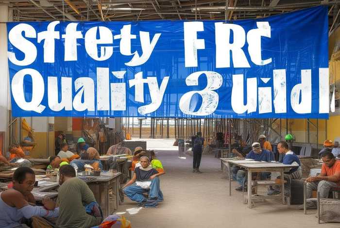 建筑工地生活区标语；建筑工地生活区标语怎么写