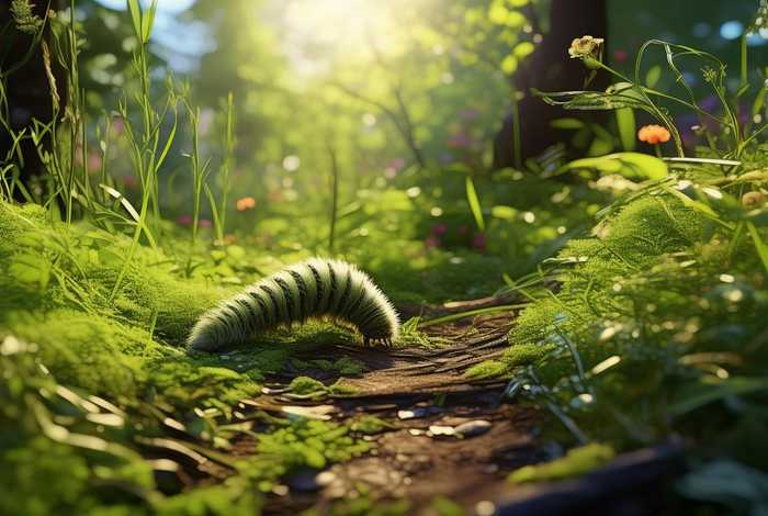 毛毛虫生活的地方；毛毛虫生活的地方在哪里