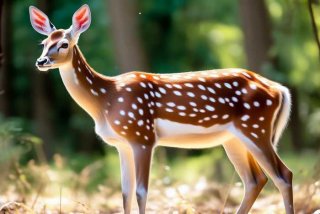 梅花鹿的外形特点描写（梅花鹿的外形特点描写片段）