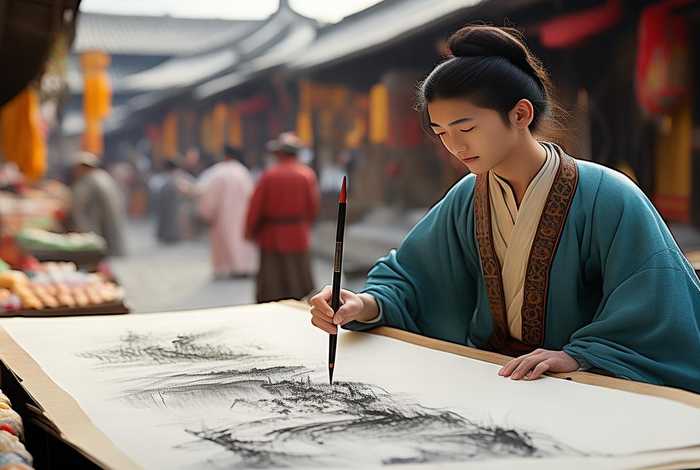 假如我生活在秦朝画画（假如我生活在秦朝画画的作文）