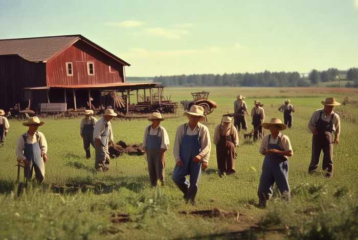 50年代的农民生活，50年代的农民生活状况