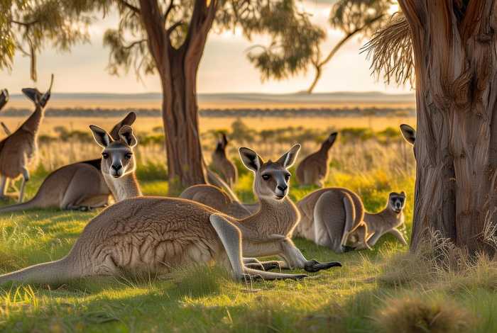 袋鼠在哪里生活；袋鼠在哪里生活过