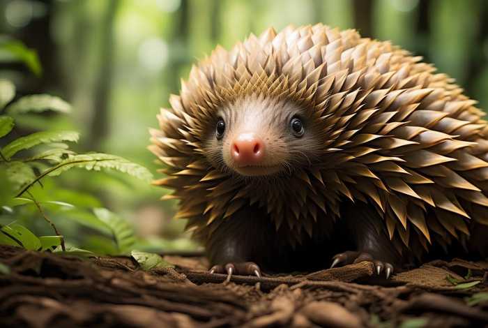 穿山甲的洞型及生活习性 - 穿山甲挖洞的样子