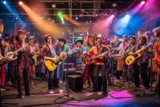 乐队生活丰富多彩（乐队生活丰富多彩的英文）