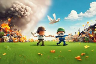 和平与战争的卡通图片 和平与战争的卡通图片大全