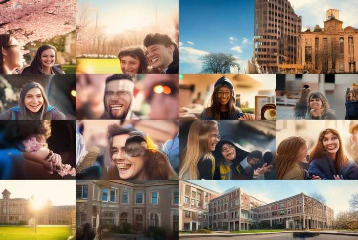 大学四年的生活多彩 四年大学生活已接近尾声,大学的生活让我