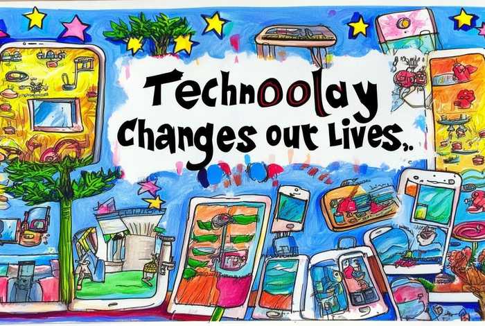 科技改变生活手抄报；三年级科技改变生活手抄报