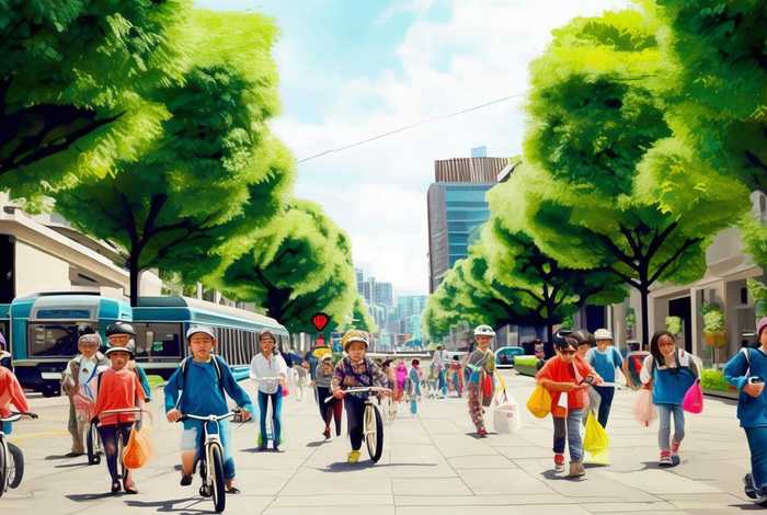 绿色出行低碳生活的英语作文初二，绿色出行低碳生活的英语作文初二上册