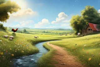 关于田园的作文300字左右（关于田园的作文300字左右怎么写）