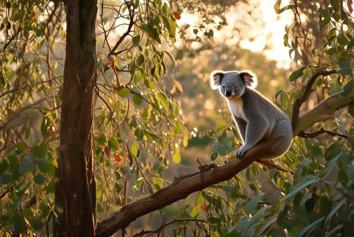 考拉生活在哪里？考拉生活在澳大利亚英语 - 考拉生活在澳大利亚的哪里