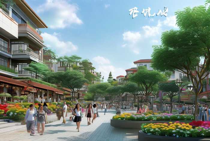 本溪生活秀带、本溪生活秀带示范区效果图