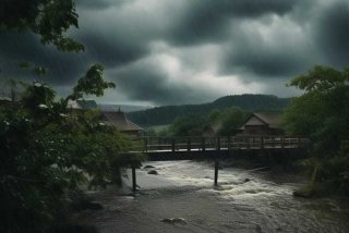 大雨的声音，大雨的声音怎么写