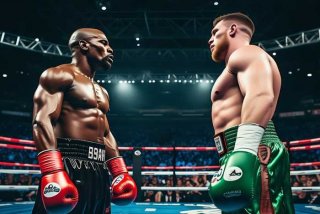 德拉霍亚梅威瑟，德拉霍亚与梅威瑟