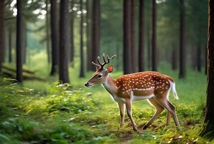 梅花鹿生活习性简短介绍文字 - 梅花鹿的生活环境简单描述出来