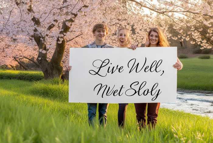 好好生活慢慢相遇英文签名 - 好好生活慢慢相遇英文特殊字体