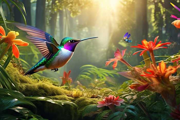 蜂鸟生活的地方在哪里（蜂鸟生活的地方在哪里啊）