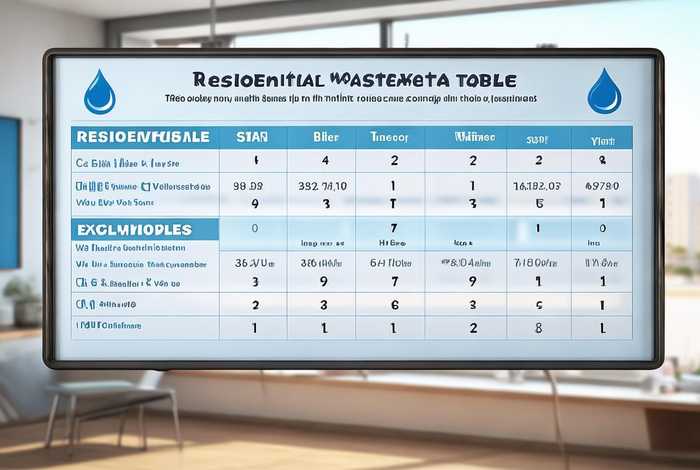 居民生活污水定额表；居民生活污水定额表怎么填写