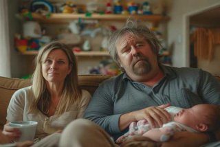 二胎后的生活图片（二胎后的生活累成狗的图片）