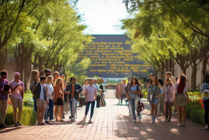 大学生活图片励志（大学生活图片励志唯美）