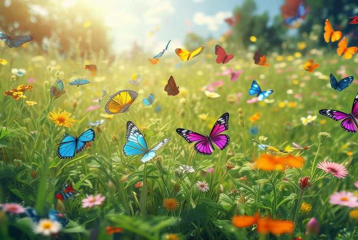 蝴蝶喜欢生活的地方，蝴蝶喜欢和经常活动的地方