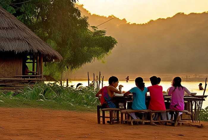 老挝的生活习惯 - 老挝的日常生活