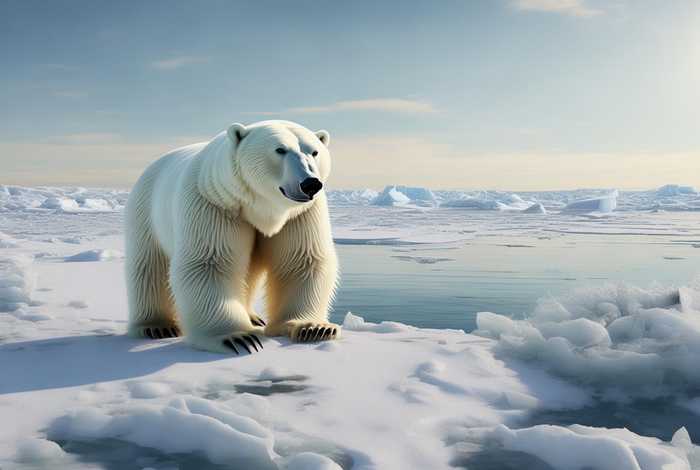 北极熊的生活习性用英语说，北极熊生活在北极的英语