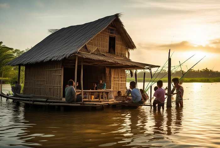 柬埔寨水上生活；柬埔寨水上生活原因