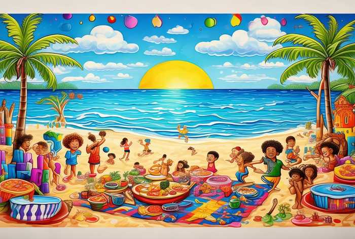 丰富色彩的假期生活手抄报；丰富色彩的假期生活手抄报图片