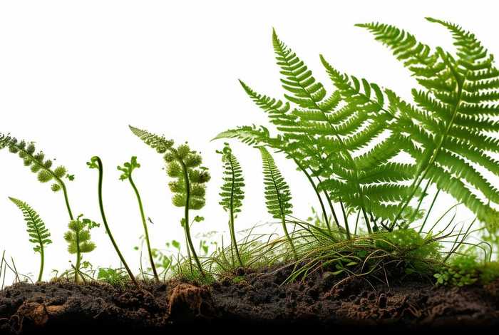 蕨类植物的生活史示意图 - 蕨类植物的生活史示意图怎么画