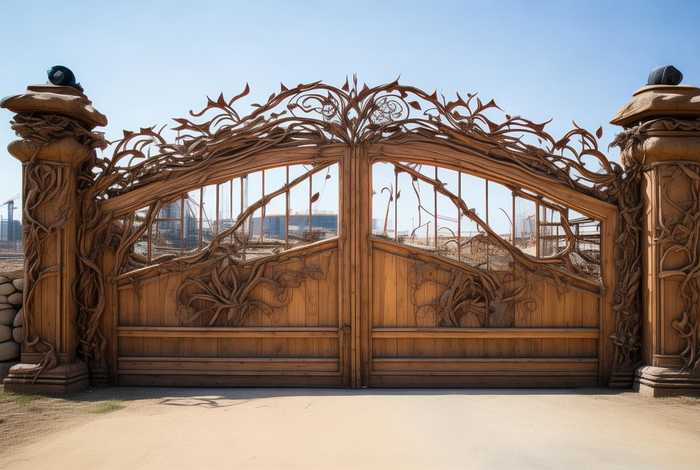 工地生活区大门（工地生活区大门样式设计）