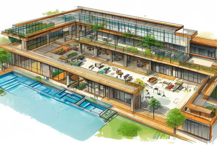 活动中心设计平面图 活动中心设计平面图片