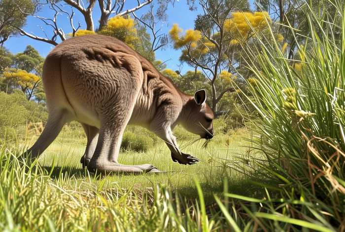 袋鼠的生活环境和吃食特点、袋鼠的生活环境和吃食特点作文