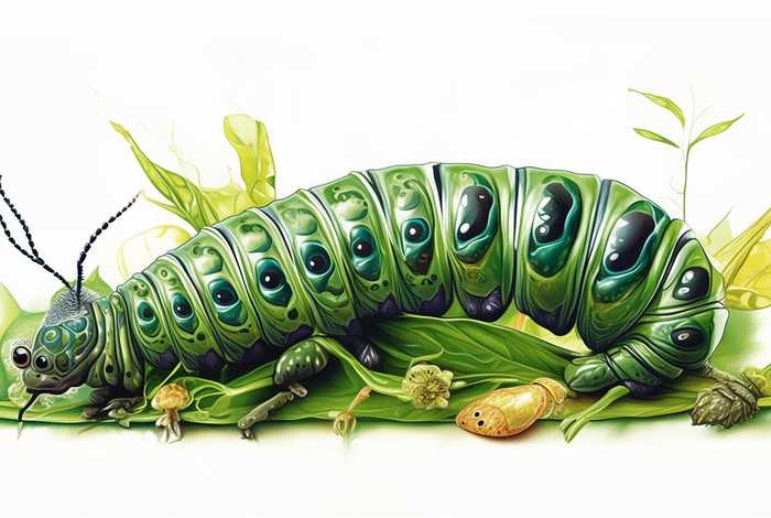 毛毛虫的生活习性和特点思维导图，毛毛虫的特征和生活特性