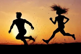 奔跑的人简笔画、奔跑的人简笔画女生