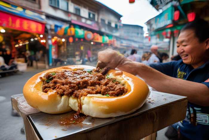 达富生活区肉夹馍 - 常熟达富生活区的肉夹馍