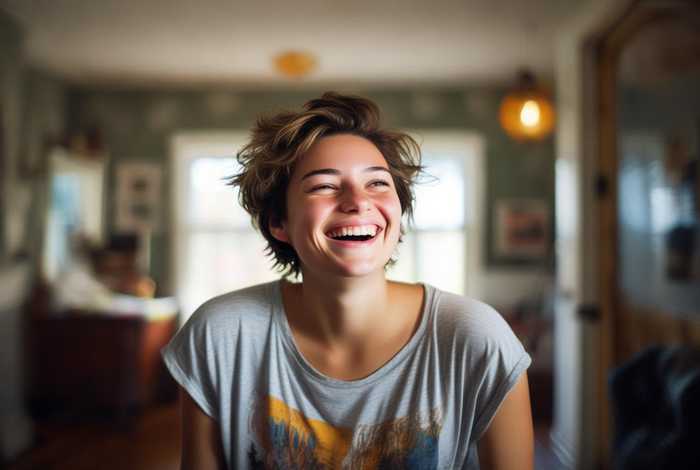 短发女生生活照片真实 - 短发女生生活照片真实高清