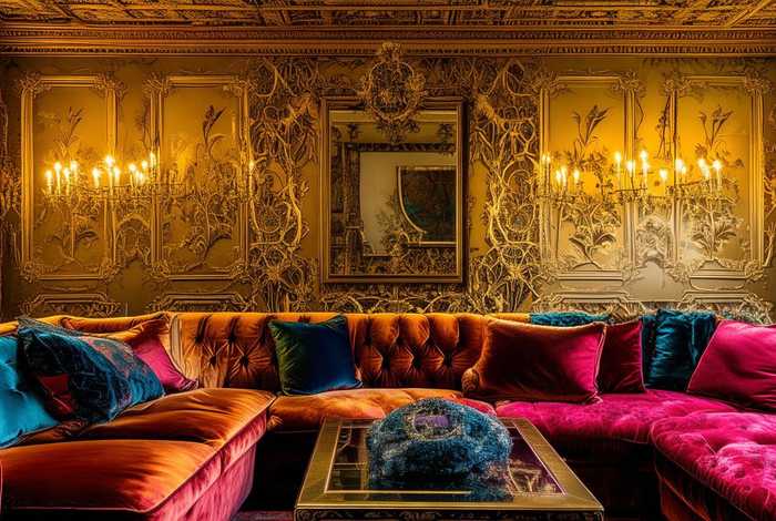 金色生活墙布（金色生活墙布效果图）