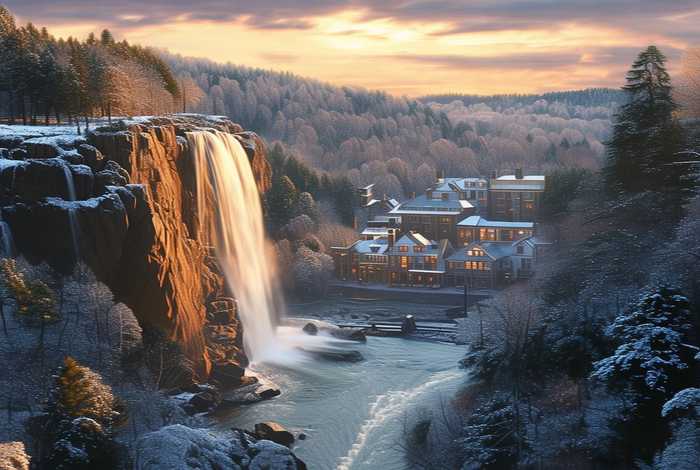 电影《生活多美好》（电影《生活多美好》中的贝德福德瀑布）