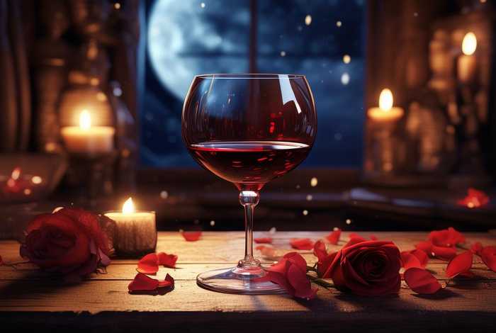 红酒图片唯美浪漫（红酒图片唯美浪漫高清）