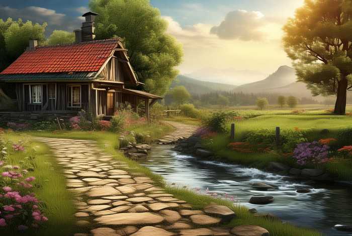 故乡生活景物；故乡生活景物描写片段