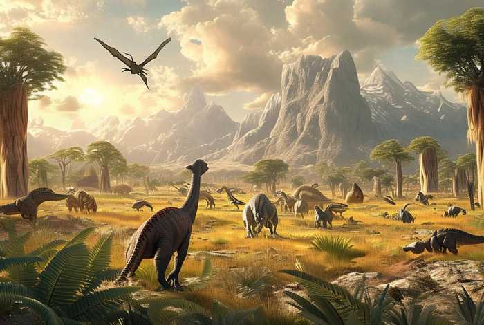 恐龙生活在什么地方图片大全，恐龙生活在什么地方视频
