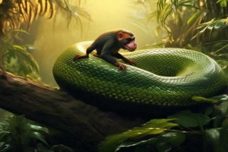 和蟒蛇生活在一起（和蟒蛇生活在一起的动物）