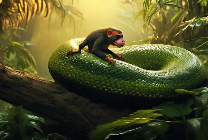 和蟒蛇生活在一起（和蟒蛇生活在一起的动物）